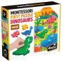 Headu - Montessori primul meu puzzle cu Dinozauri ce include 4 forme din lemn Headu - 1
